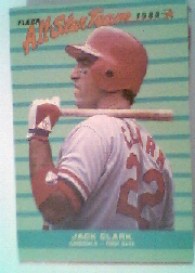 1988 Fleer All-Stars Baseball Cards    011      Jack Clark